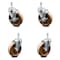 Service Caster 5 Inch High Temp Phenolic Wheel Swivel 3/8 Inch Threaded Stem Caster Brake, 2PK SCC-TS20S514-PHSHT-381615-2-TLB-2 - alternate 1